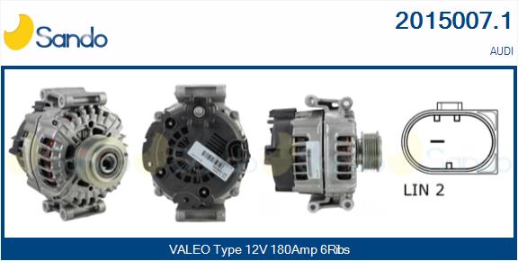 Alternatore SANDO 2015007.1