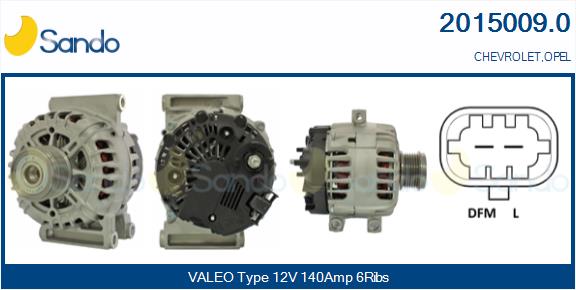 Alternatore SANDO 2015009.0