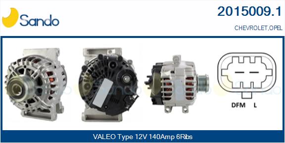Alternatore SANDO 2015009.1