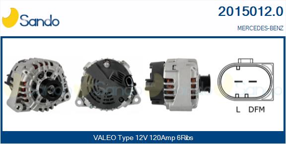 Alternatore SANDO 2015012.0