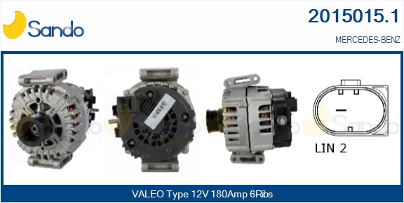  ALTERNATORE (ORIGINALE) MERCEDES C 220 CDI -14
