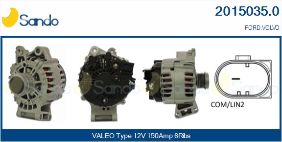 Alternatore SANDO 2015035.0