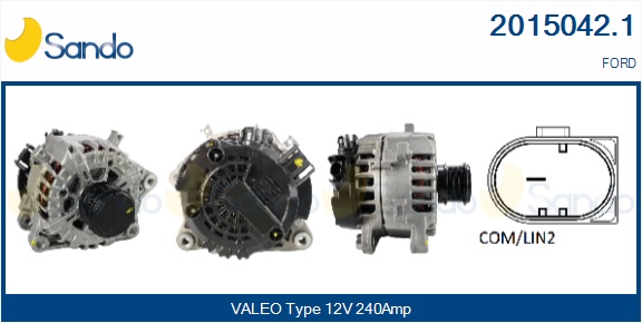  ALTERNATORE (ORIGINALE) FORD TRANSIT 2.0 ECOBLUE 16-
