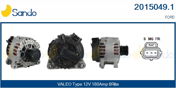  ALTERNATORE (ORIGINALE) FORD GALAXY 2.0 TDCI -18
