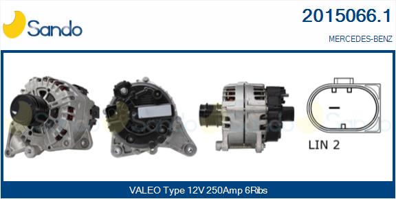 Alternatore SANDO 2015066.1
