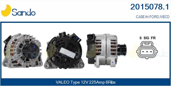 Alternatore SANDO 2015078.1