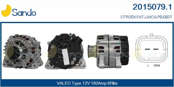 Alternatore SANDO 2015079.1
