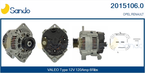  ALTERNATORE (ADATTABILE)