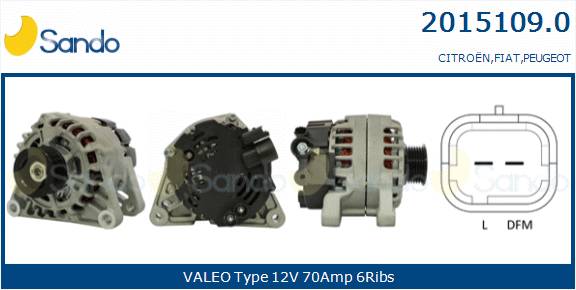  ALTERNATORE (ADATTABILE)