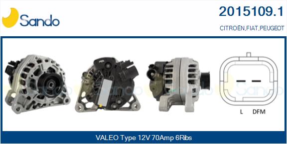 SANDO ALT.RE(ORIGINALE ) PEUGEOT 1007 1.4 05-