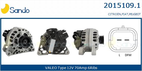 SANDO ALT.RE(ORIGINALE ) PEUGEOT 1007 1.4 05-