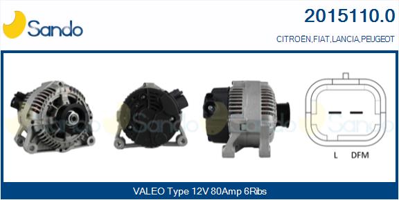  ALTERNATORE (ADATTABILE) FIAT QUBO 1.4 08-