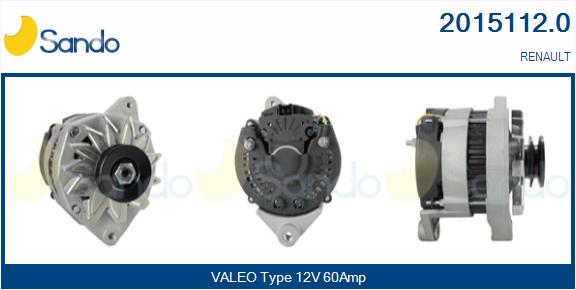 Alternatore SANDO 2015112.0