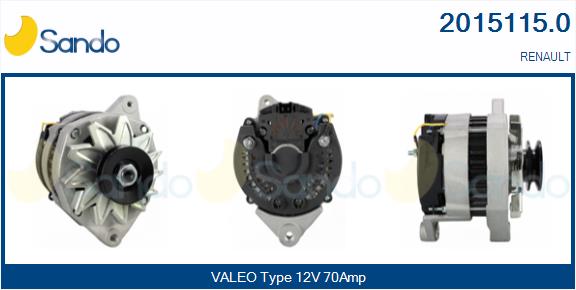Alternatore SANDO 2015115.0