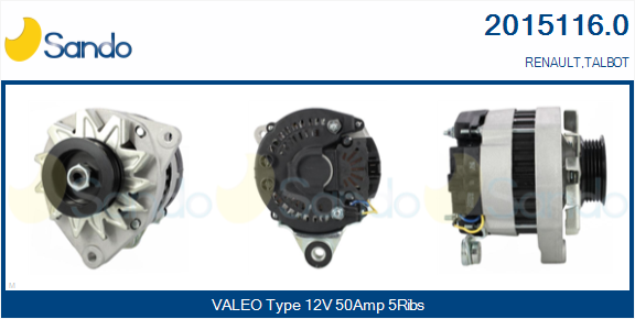 Alternatore SANDO 2015116.0