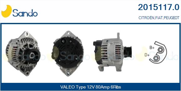  ALTERNATORE (ADATTABILE) FIAT DUCATO 2.8D -02