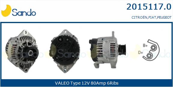  ALTERNATORE (ADATTABILE) FIAT DUCATO 2.8D -02