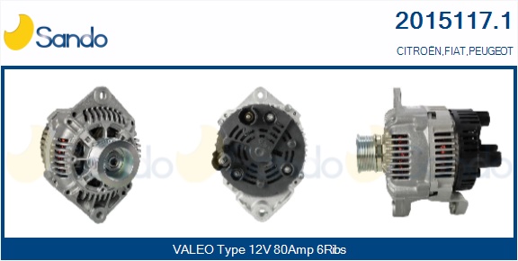 SANDO ALT.RE(ORIGINALE ) FIAT DUCATO 2.8TDI -02