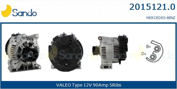  ALTERNATORE (ADATTABILE) MERCEDES CLASSE A140 -04