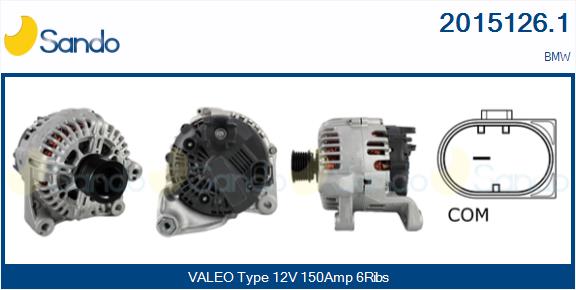 Alternatore SANDO 2015126.1