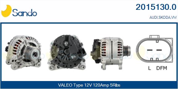 Alternatore SANDO 2015130.0