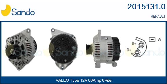 Alternatore SANDO 2015131.0