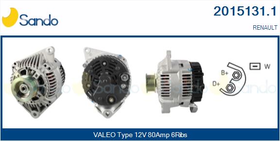 Alternatore SANDO 2015131.1