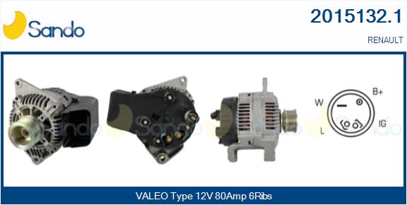 Alternatore SANDO 2015132.1