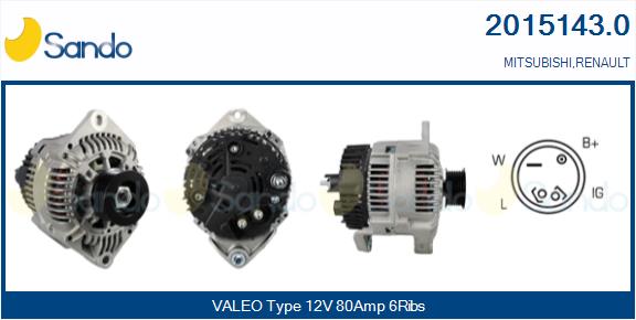 Alternatore SANDO 2015143.0