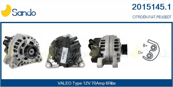 Alternatore SANDO 2015145.1