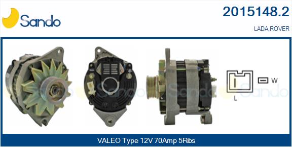 Alternatore SANDO 2015148.2
