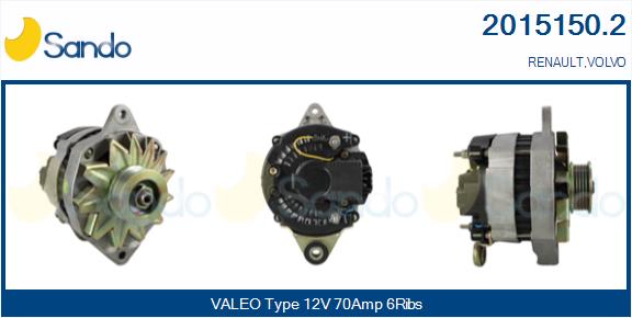 Alternatore SANDO 2015150.2