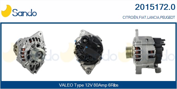  ALTERNATORE (ADATTABILE) FIAT DUCATO 1.9D -02