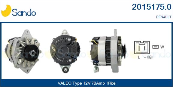 Alternatore SANDO 2015175.0