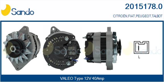 Alternatore SANDO 2015178.0