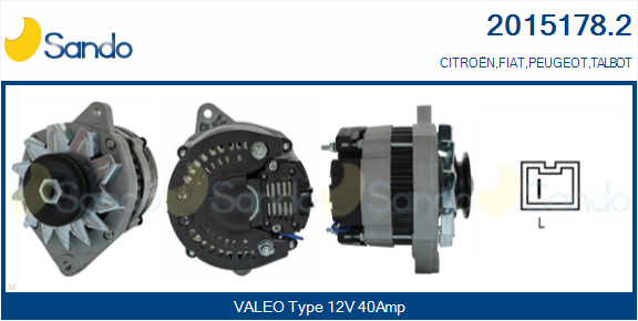 Alternatore SANDO 2015178.2