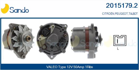 Alternatore SANDO 2015179.2