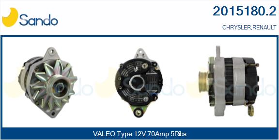 Alternatore SANDO 2015180.2