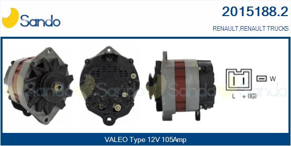 Alternatore SANDO 2015188.2