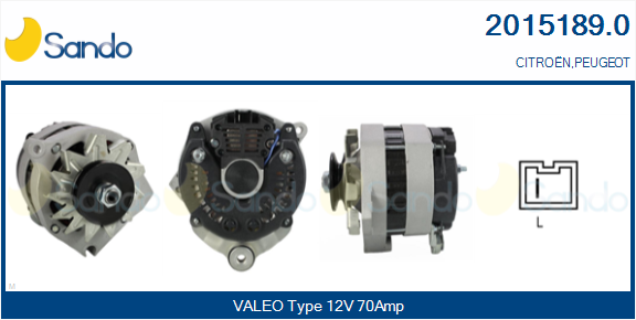 Alternatore SANDO 2015189.0