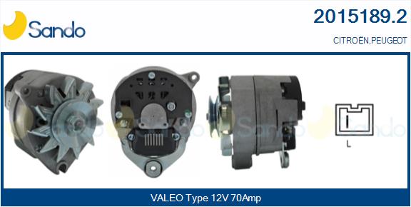 Alternatore SANDO 2015189.2