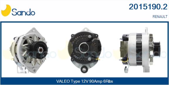 Alternatore SANDO 2015190.2