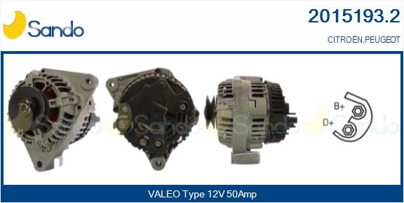 Alternatore SANDO 2015193.2