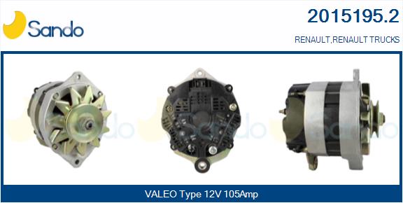 Alternatore SANDO 2015195.2