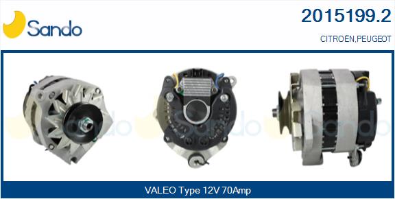 Alternatore SANDO 2015199.2