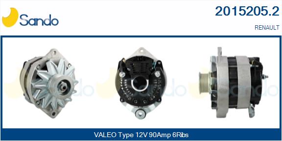 Alternatore SANDO 2015205.2