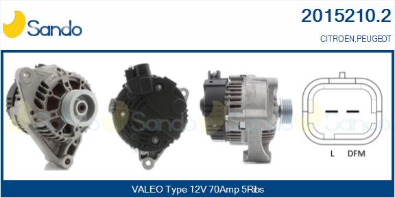 Alternatore SANDO 2015210.2