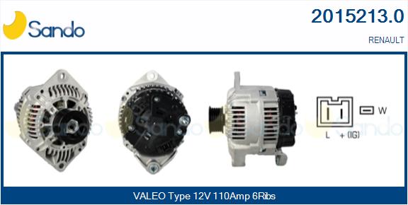 Alternatore SANDO 2015213.0