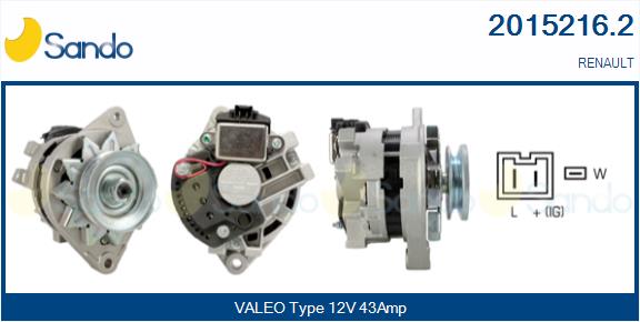 Alternatore SANDO 2015216.2