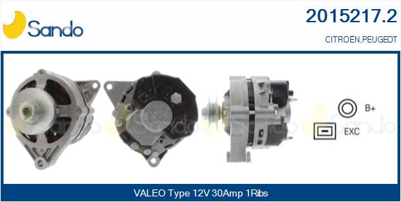 Alternatore SANDO 2015217.2